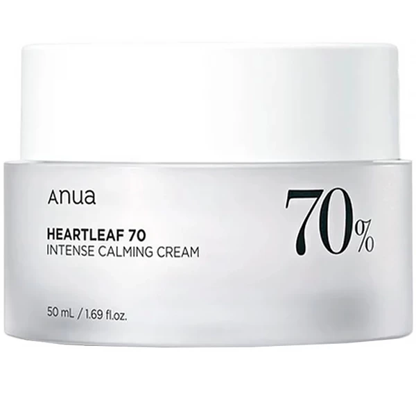 Creme Facial Hidratante Anua Heartleaf 70% Intense Calming 50 ml