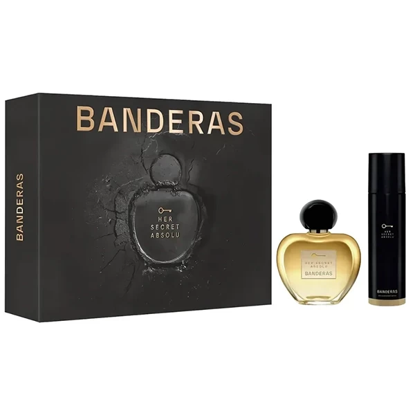 Kit Perfume Feminino Antonio Banderas Her Secret Absolu EDP 80 ml + Desodorante