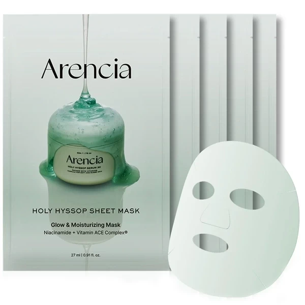 Máscara Facial Arencia Holy Hyssop Sheet