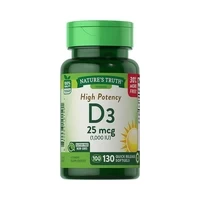 VITAMINA D3 NATURE´S TRUTH 25MCG 130 SOFTGELS