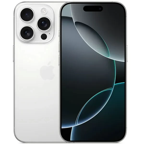 Apple iPhone 16 Pro A3293 Nano + eSIM 128GB 8GB RAM de 6.3" 48+48+12MP 12MP - White Titanium (Anatel)